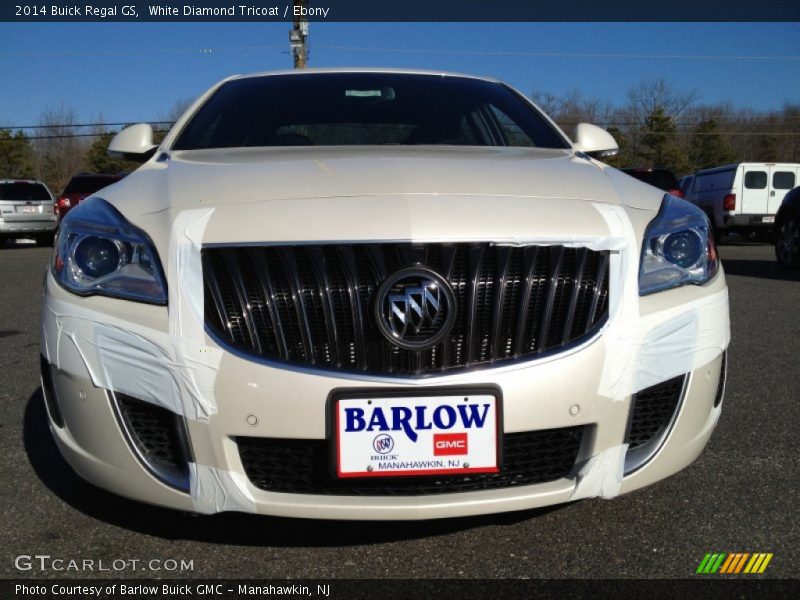 White Diamond Tricoat / Ebony 2014 Buick Regal GS