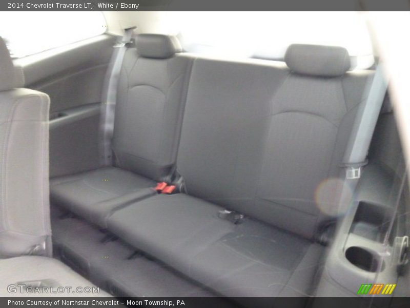 White / Ebony 2014 Chevrolet Traverse LT