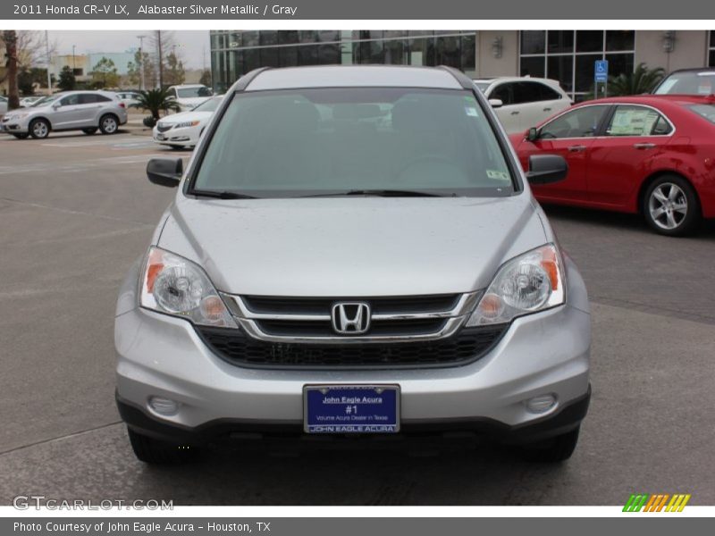 Alabaster Silver Metallic / Gray 2011 Honda CR-V LX