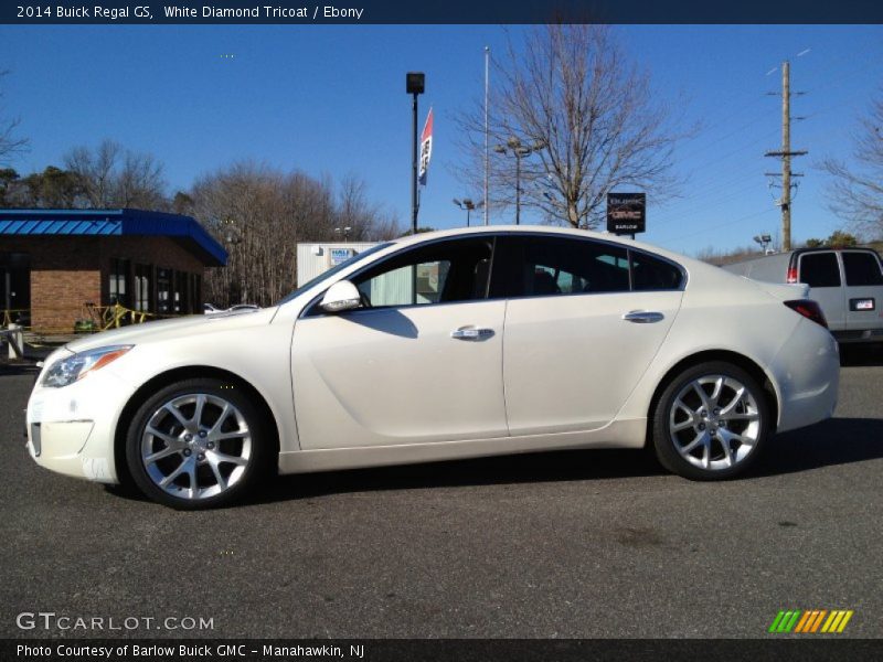 White Diamond Tricoat / Ebony 2014 Buick Regal GS