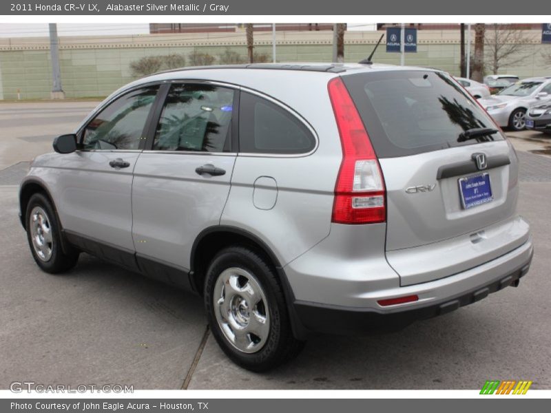 Alabaster Silver Metallic / Gray 2011 Honda CR-V LX