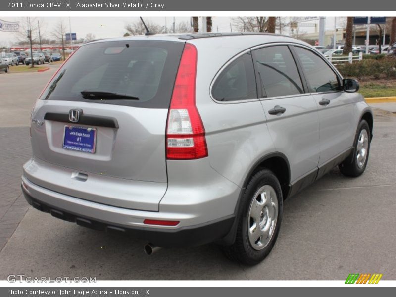 Alabaster Silver Metallic / Gray 2011 Honda CR-V LX