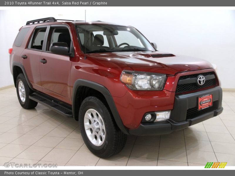 Salsa Red Pearl / Graphite 2010 Toyota 4Runner Trail 4x4