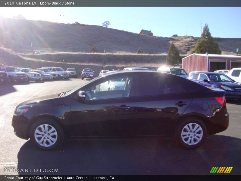 Ebony Black / Stone 2010 Kia Forte EX
