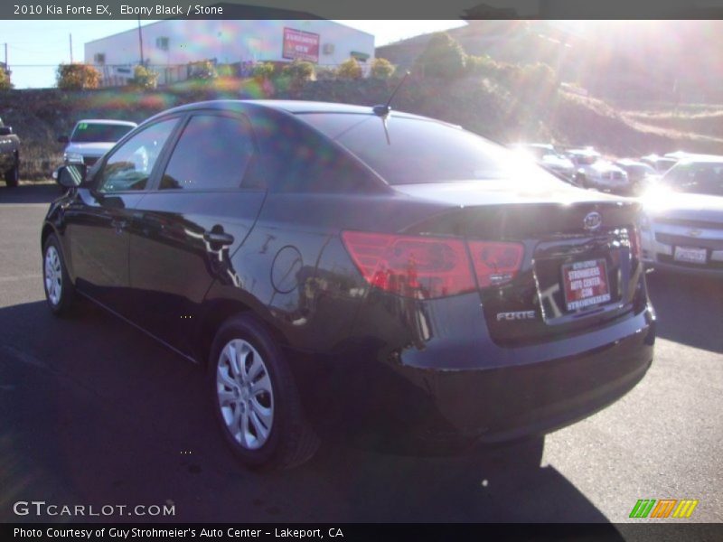 Ebony Black / Stone 2010 Kia Forte EX