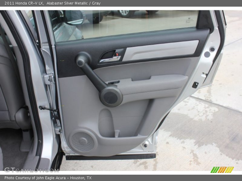 Alabaster Silver Metallic / Gray 2011 Honda CR-V LX