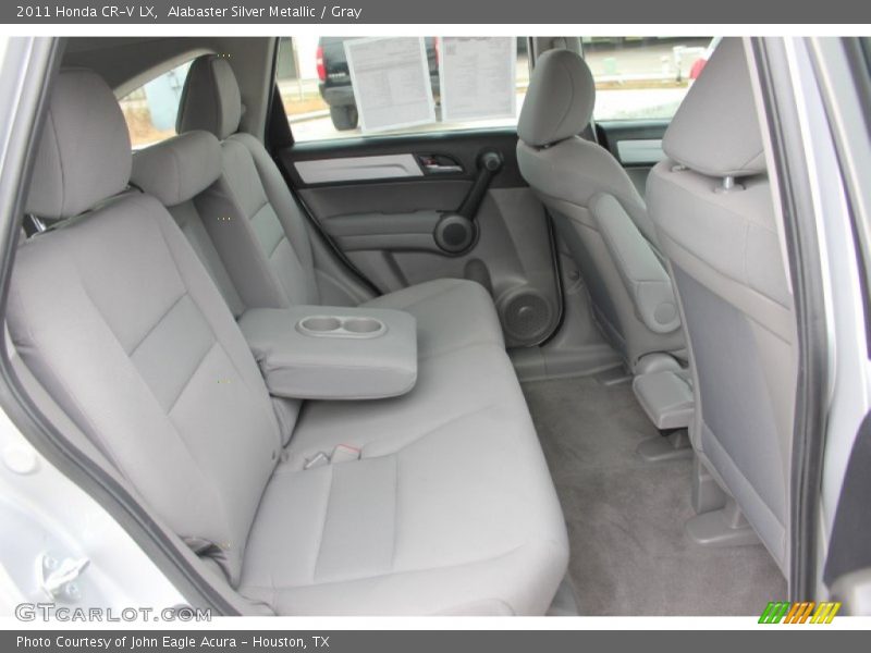 Alabaster Silver Metallic / Gray 2011 Honda CR-V LX