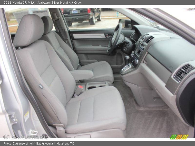 Alabaster Silver Metallic / Gray 2011 Honda CR-V LX