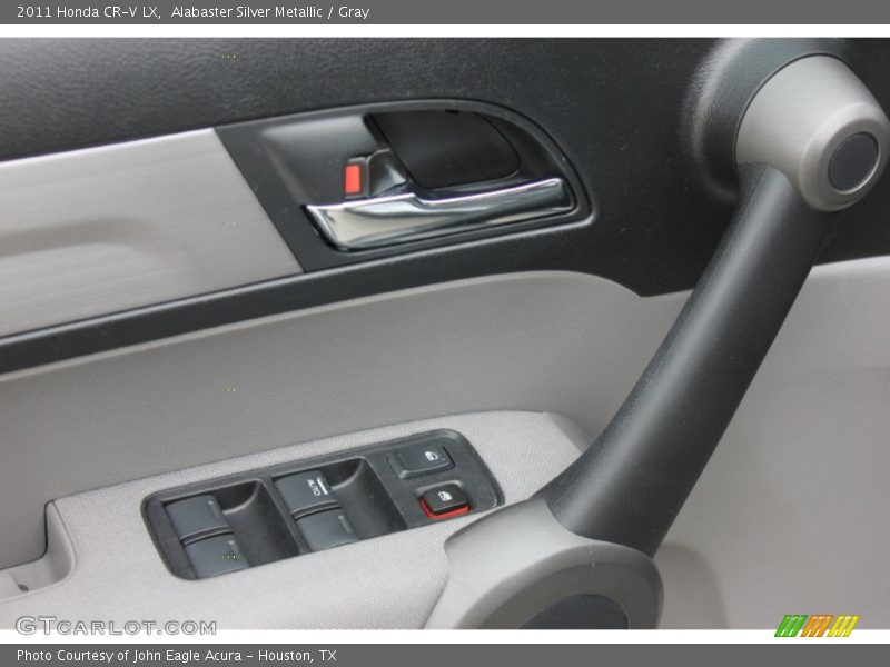 Alabaster Silver Metallic / Gray 2011 Honda CR-V LX