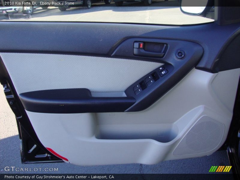 Ebony Black / Stone 2010 Kia Forte EX
