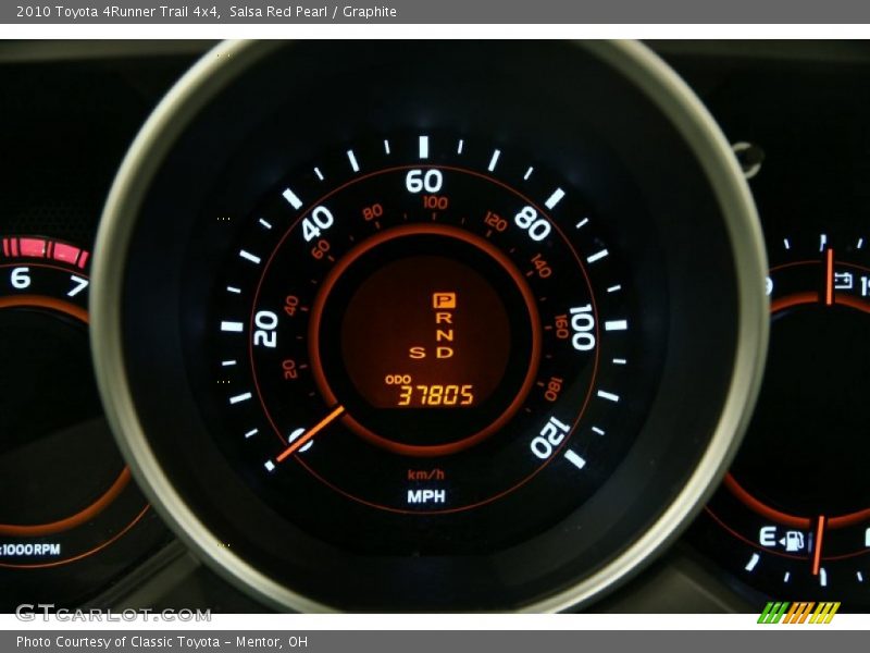 Salsa Red Pearl / Graphite 2010 Toyota 4Runner Trail 4x4