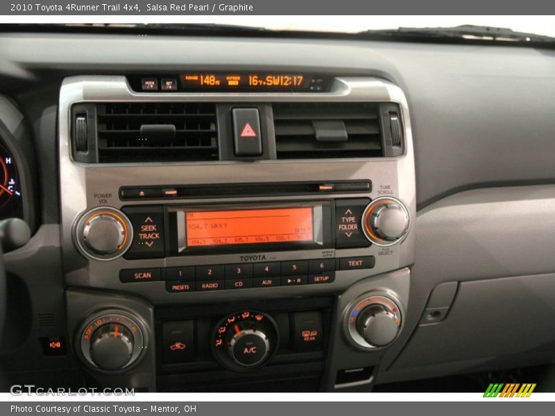 Salsa Red Pearl / Graphite 2010 Toyota 4Runner Trail 4x4