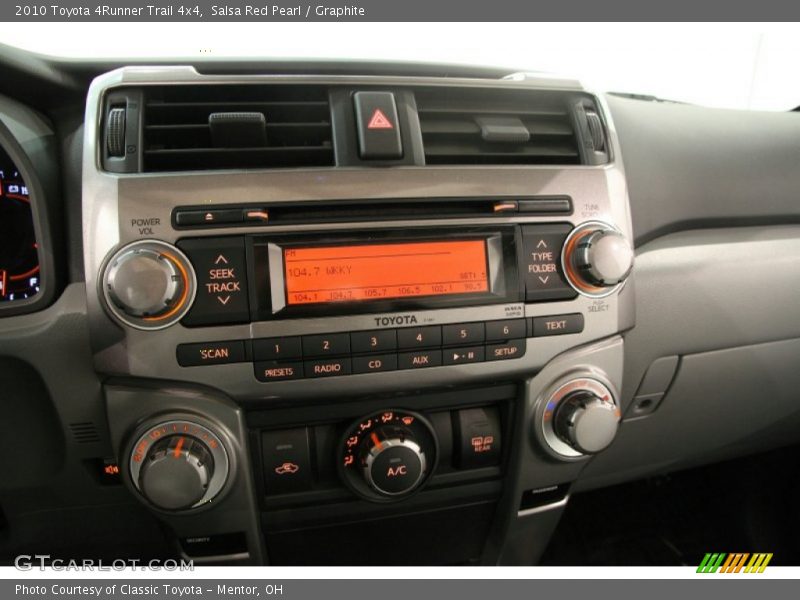 Salsa Red Pearl / Graphite 2010 Toyota 4Runner Trail 4x4