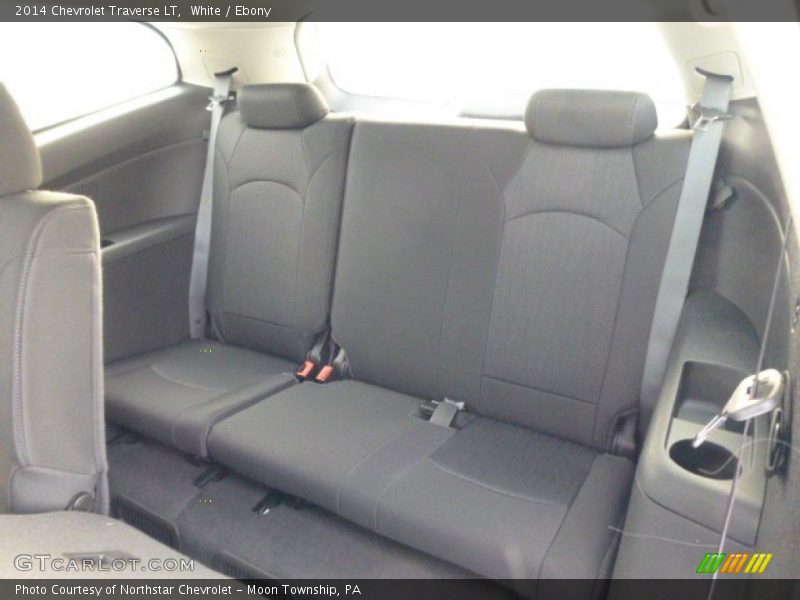 White / Ebony 2014 Chevrolet Traverse LT