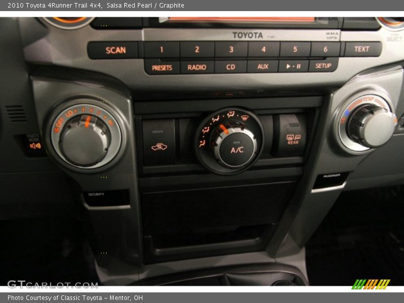 Salsa Red Pearl / Graphite 2010 Toyota 4Runner Trail 4x4