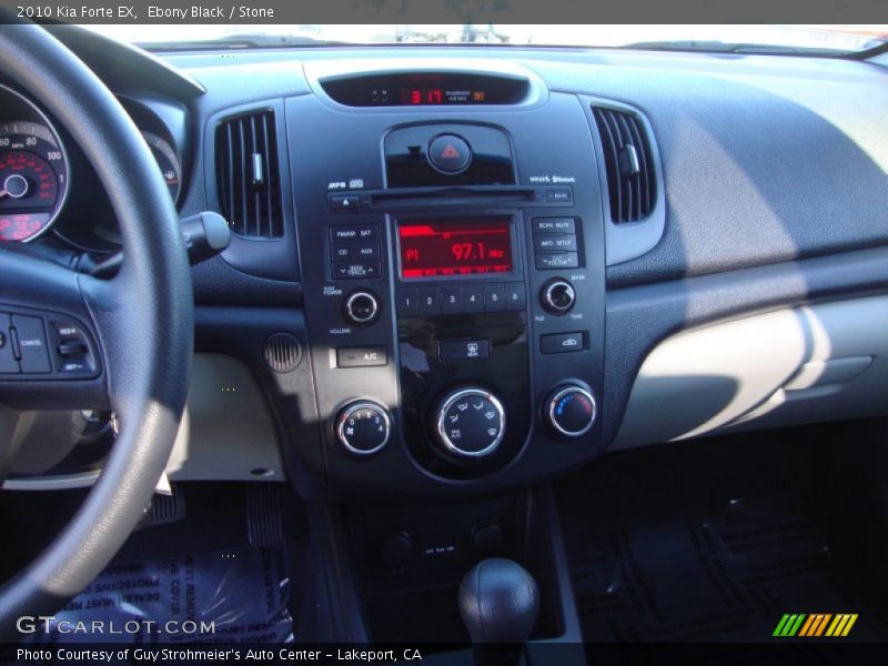 Ebony Black / Stone 2010 Kia Forte EX