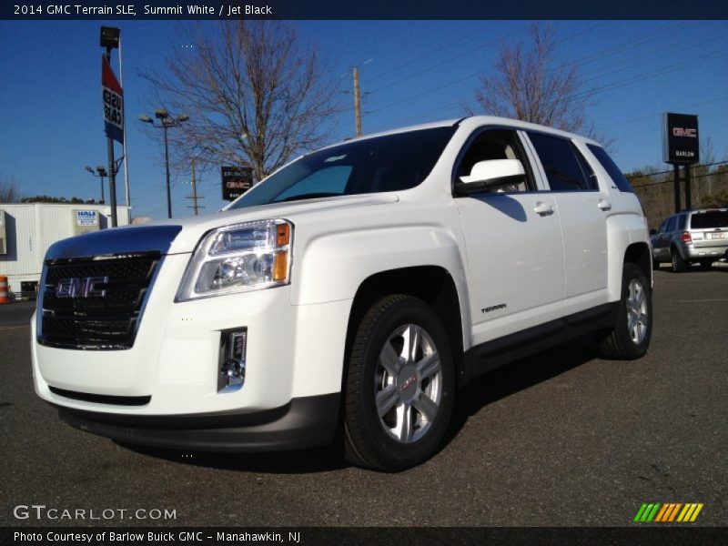 Summit White / Jet Black 2014 GMC Terrain SLE