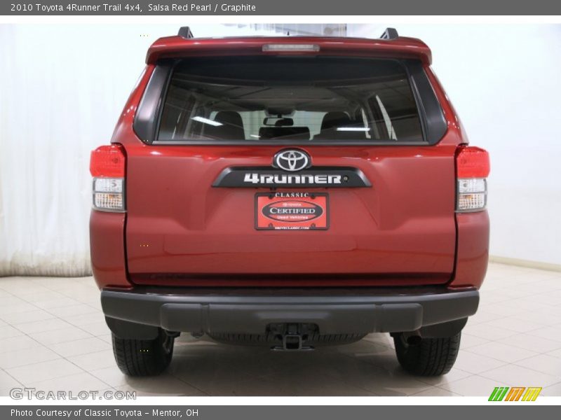 Salsa Red Pearl / Graphite 2010 Toyota 4Runner Trail 4x4