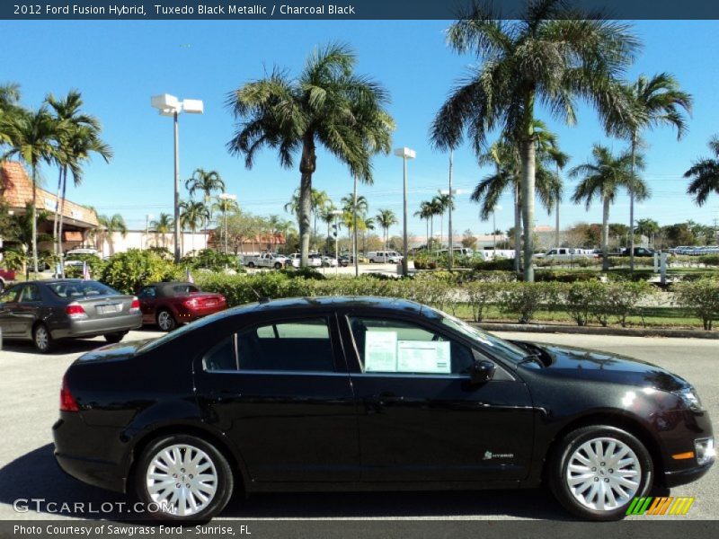 Tuxedo Black Metallic / Charcoal Black 2012 Ford Fusion Hybrid