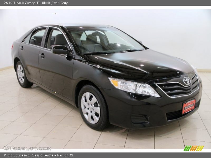 Black / Ash Gray 2010 Toyota Camry LE