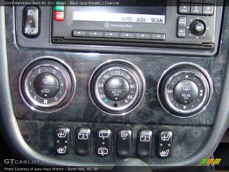 Black Opal Metallic / Charcoal 2004 Mercedes-Benz ML 350 4Matic