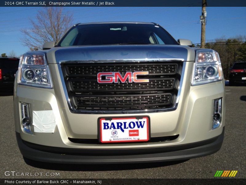 Champagne Silver Metallic / Jet Black 2014 GMC Terrain SLE