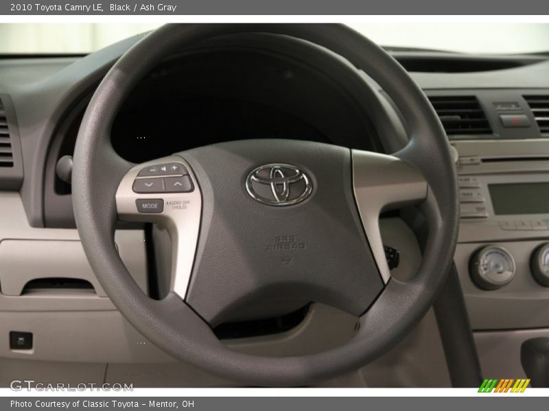 Black / Ash Gray 2010 Toyota Camry LE