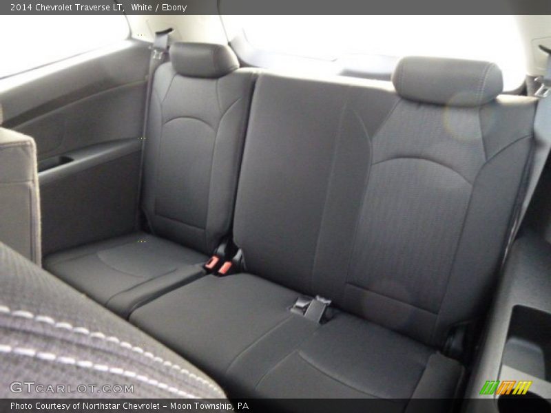 White / Ebony 2014 Chevrolet Traverse LT
