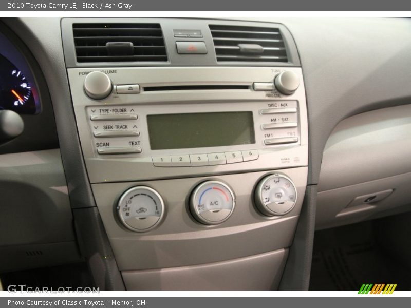 Black / Ash Gray 2010 Toyota Camry LE