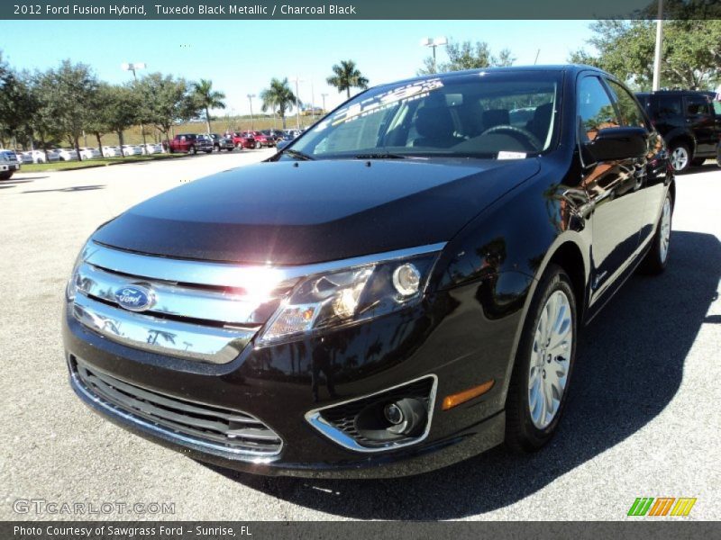 Tuxedo Black Metallic / Charcoal Black 2012 Ford Fusion Hybrid