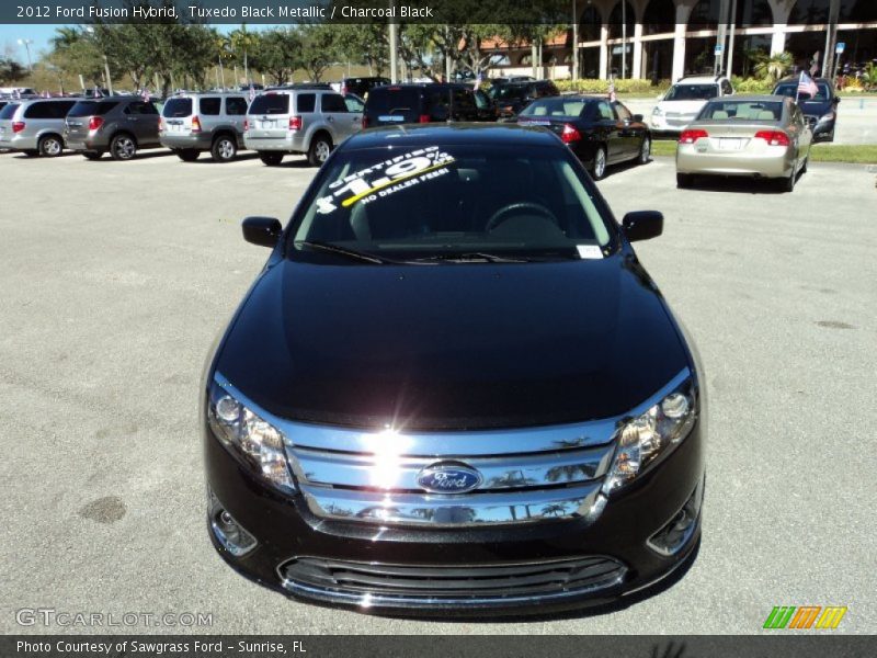 Tuxedo Black Metallic / Charcoal Black 2012 Ford Fusion Hybrid