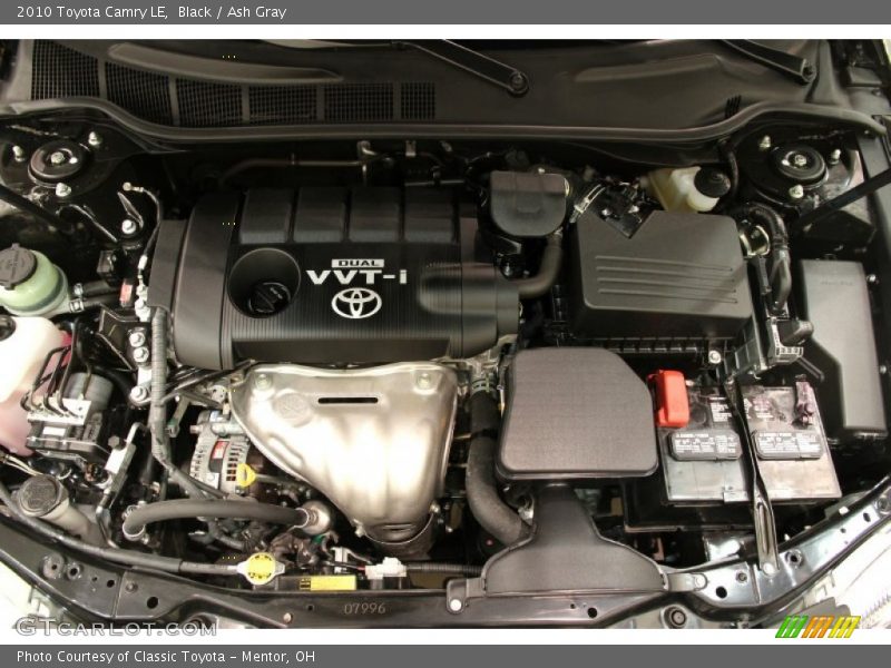 Black / Ash Gray 2010 Toyota Camry LE