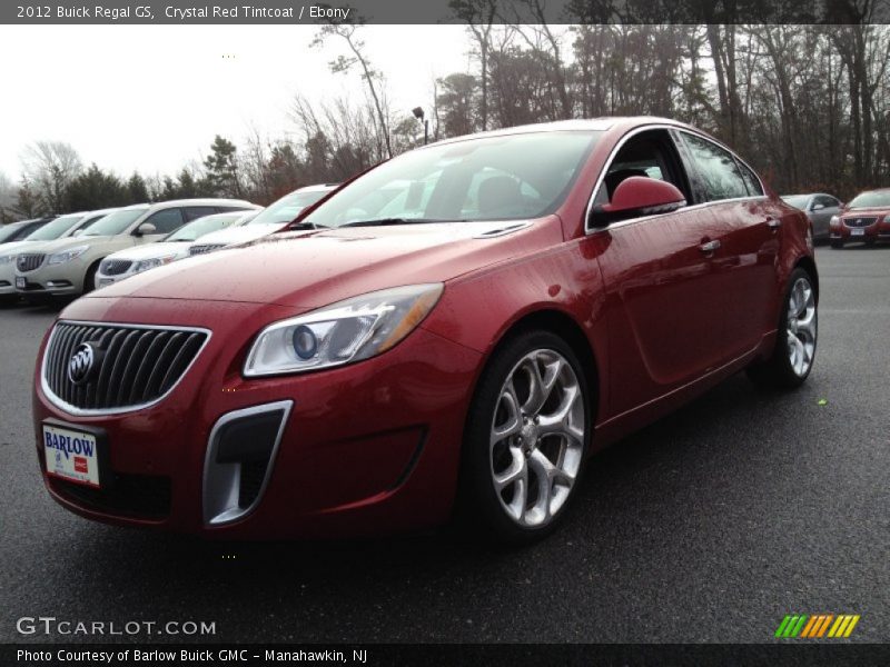 Crystal Red Tintcoat / Ebony 2012 Buick Regal GS