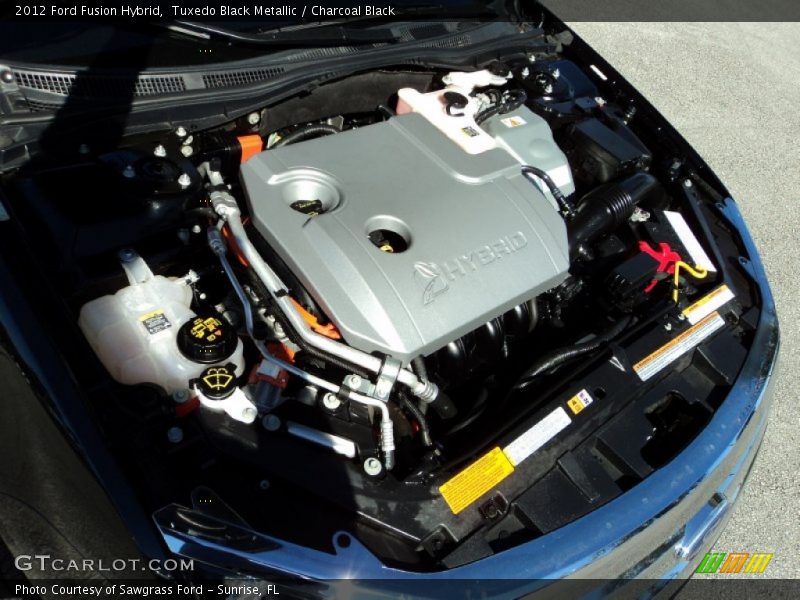 Tuxedo Black Metallic / Charcoal Black 2012 Ford Fusion Hybrid