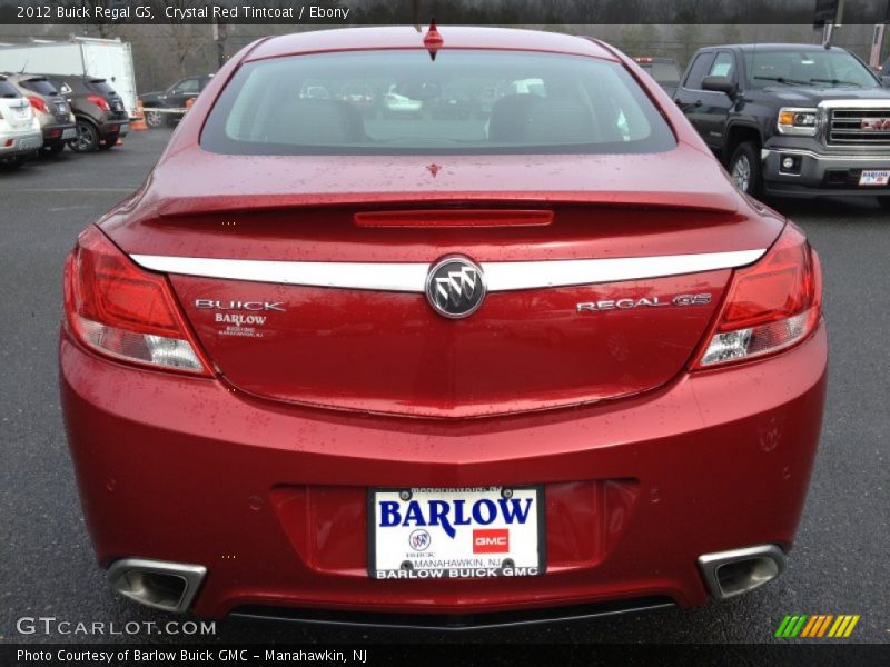 Crystal Red Tintcoat / Ebony 2012 Buick Regal GS