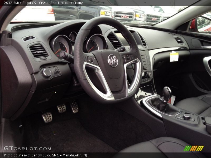 Crystal Red Tintcoat / Ebony 2012 Buick Regal GS