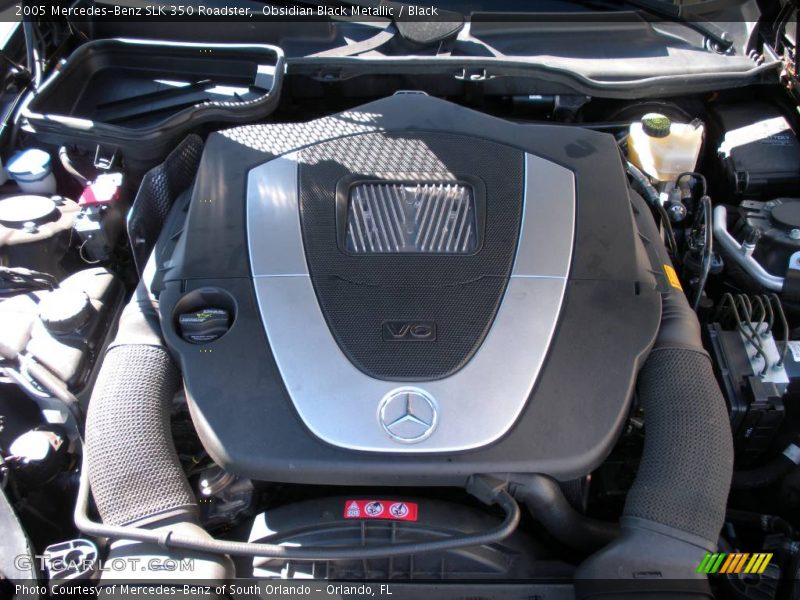 Obsidian Black Metallic / Black 2005 Mercedes-Benz SLK 350 Roadster