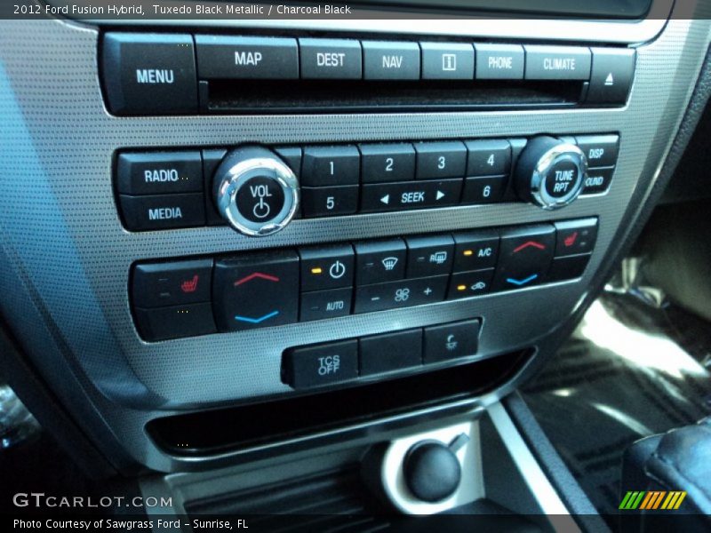 Tuxedo Black Metallic / Charcoal Black 2012 Ford Fusion Hybrid