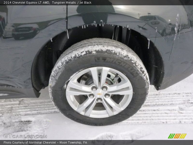 Tungsten Metallic / Jet Black 2014 Chevrolet Equinox LT AWD