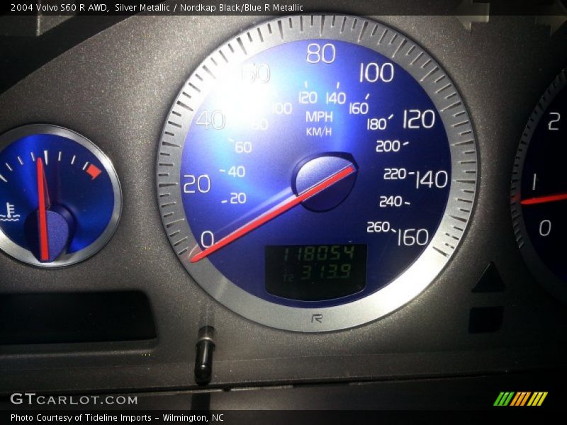 Silver Metallic / Nordkap Black/Blue R Metallic 2004 Volvo S60 R AWD