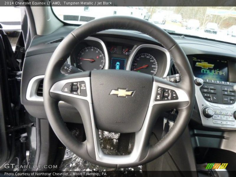 Tungsten Metallic / Jet Black 2014 Chevrolet Equinox LT AWD