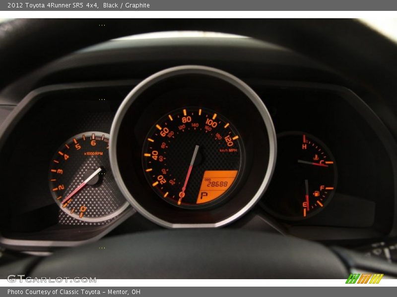 Black / Graphite 2012 Toyota 4Runner SR5 4x4