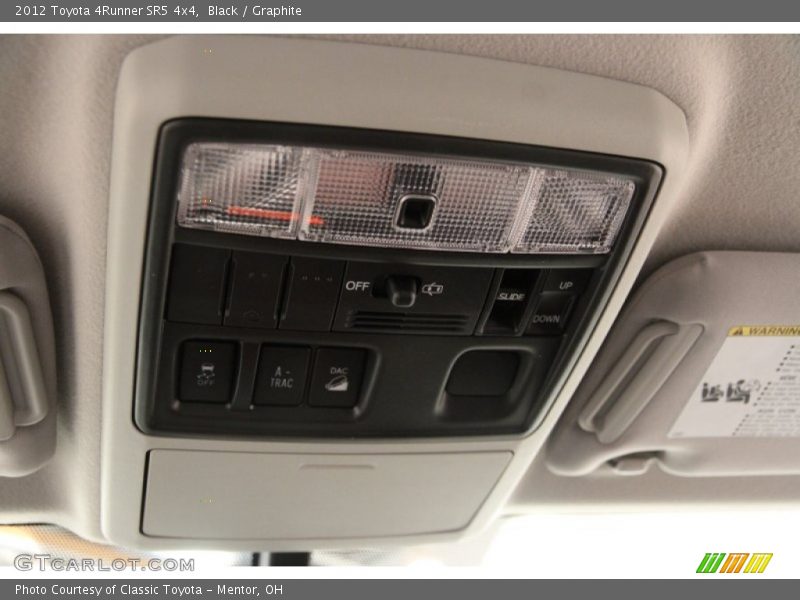 Black / Graphite 2012 Toyota 4Runner SR5 4x4