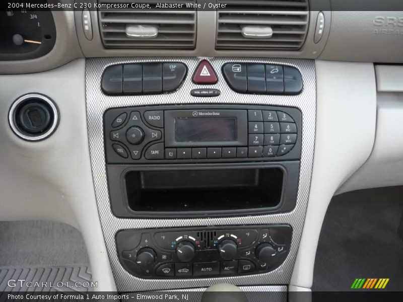 Alabaster White / Oyster 2004 Mercedes-Benz C 230 Kompressor Coupe