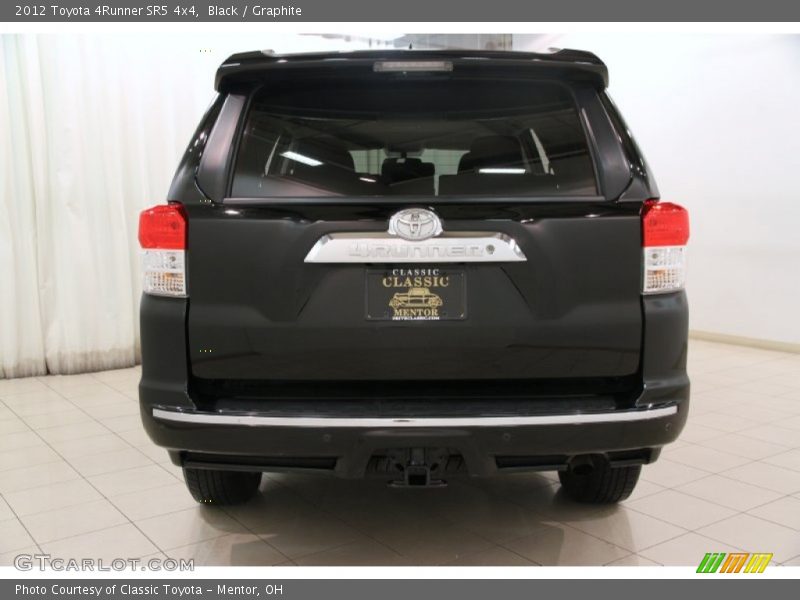Black / Graphite 2012 Toyota 4Runner SR5 4x4