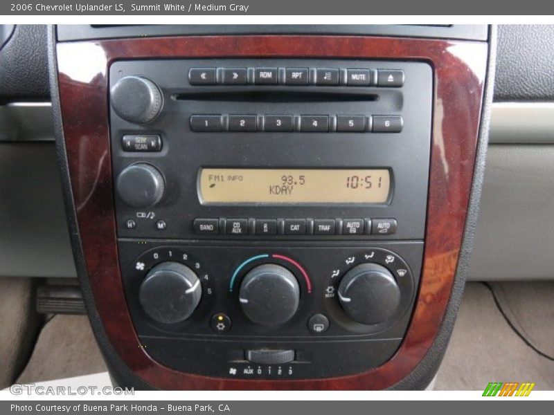 Summit White / Medium Gray 2006 Chevrolet Uplander LS
