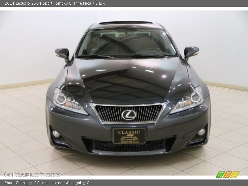 Smoky Granite Mica / Black 2011 Lexus IS 250 F Sport