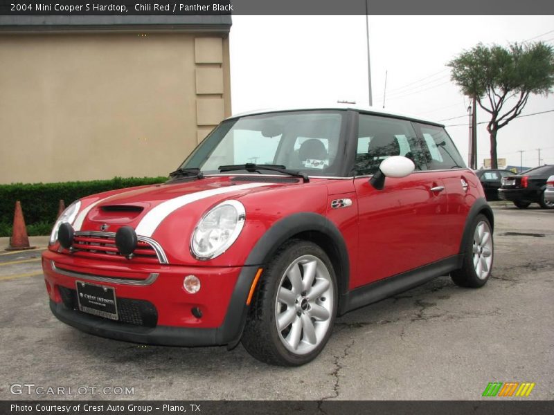 Chili Red / Panther Black 2004 Mini Cooper S Hardtop