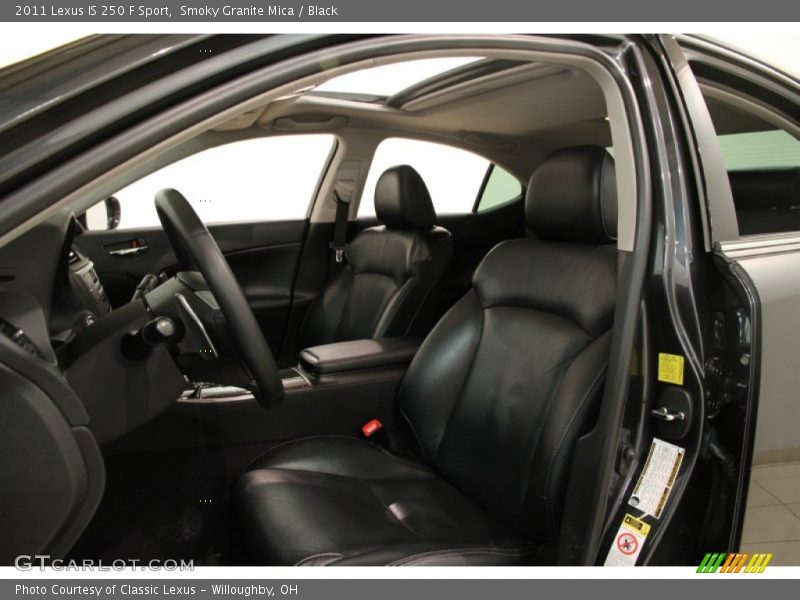 Smoky Granite Mica / Black 2011 Lexus IS 250 F Sport