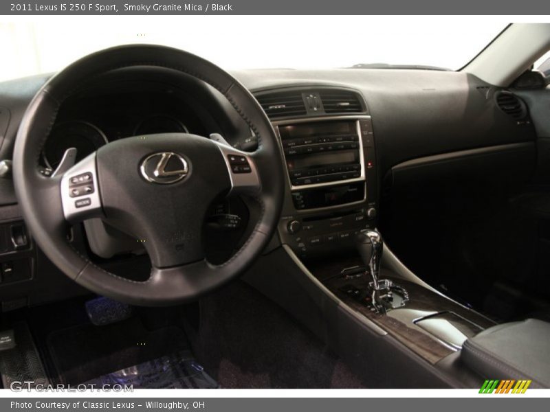 Smoky Granite Mica / Black 2011 Lexus IS 250 F Sport